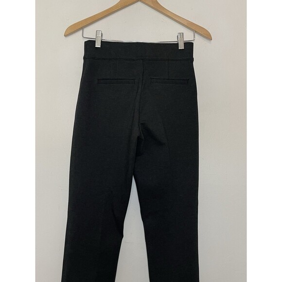 Spanx Womens  XS The Perfect Pant Skinny Ankle Ponte Charcoal Gray Elastic Waist - Picture 6 of 7